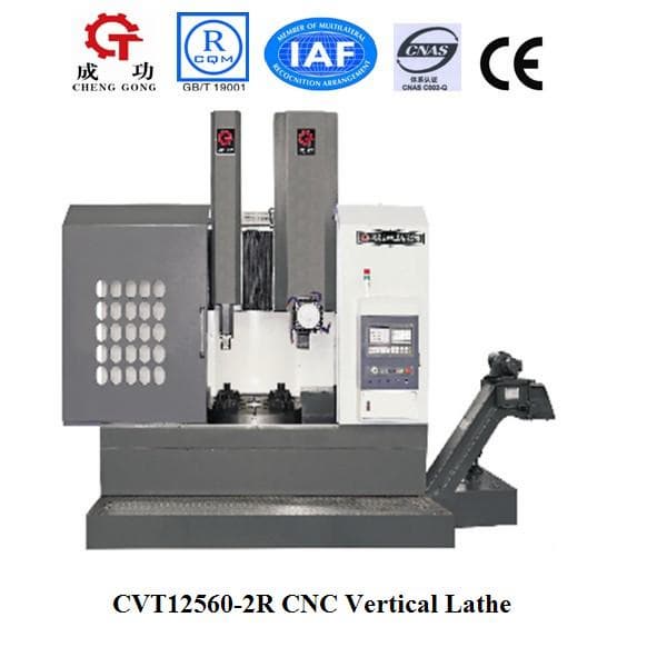 CVT12560-2R CNC VERTICAL TURRET LATHE MACHINE